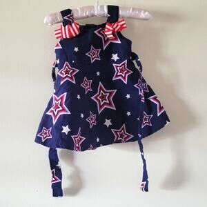 Red White & Blue Star Dress
